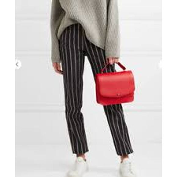 NWOT ELIZABETH AND JAMES Red Leather Crossbody/Shoulder/Top-Handle Bag - $495 - Picture 2 of 14